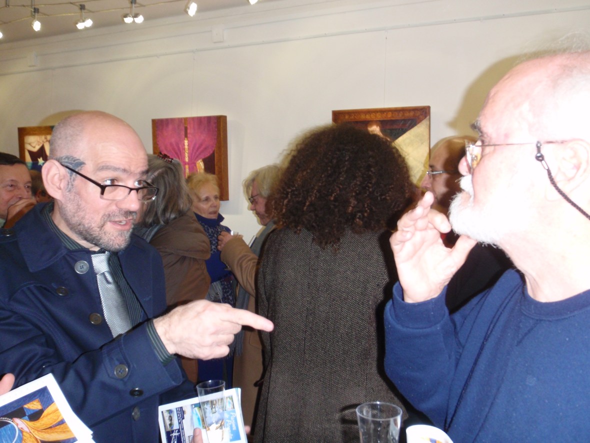 Con el fotógrafo Ramón Suárez