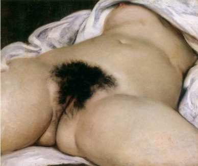 El nacimiento del mundo. Gustave Courbet