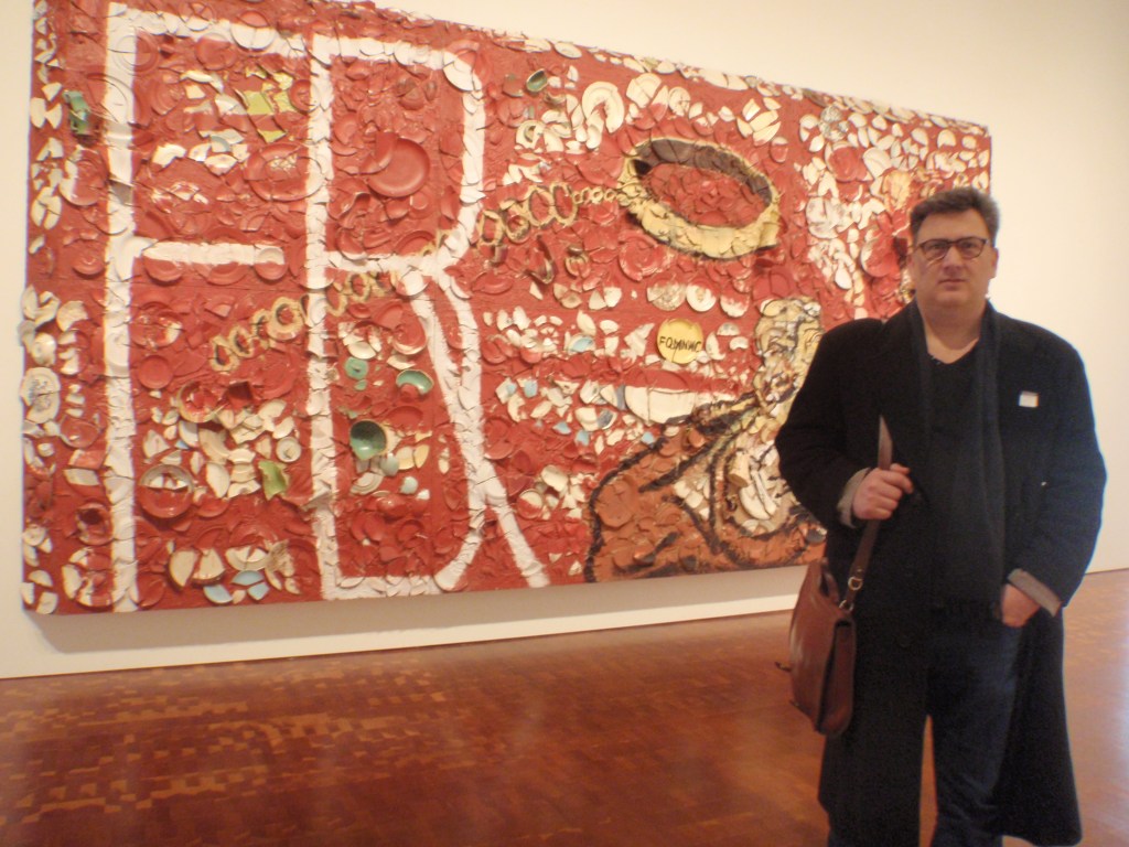 Ricardo Vega en el Museo Calatrava de Milwaukee (Foto mía)
