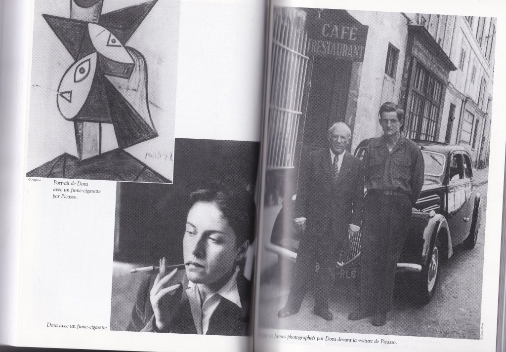 Picasso y James Lord - Foto de Dora MaarDora Maar a la izquierda