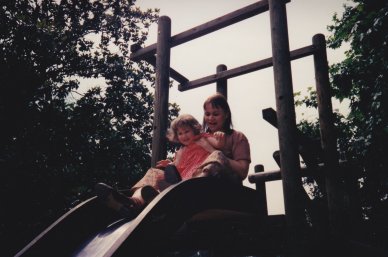 Con Luna en el Parque de El Retiro, Madrid