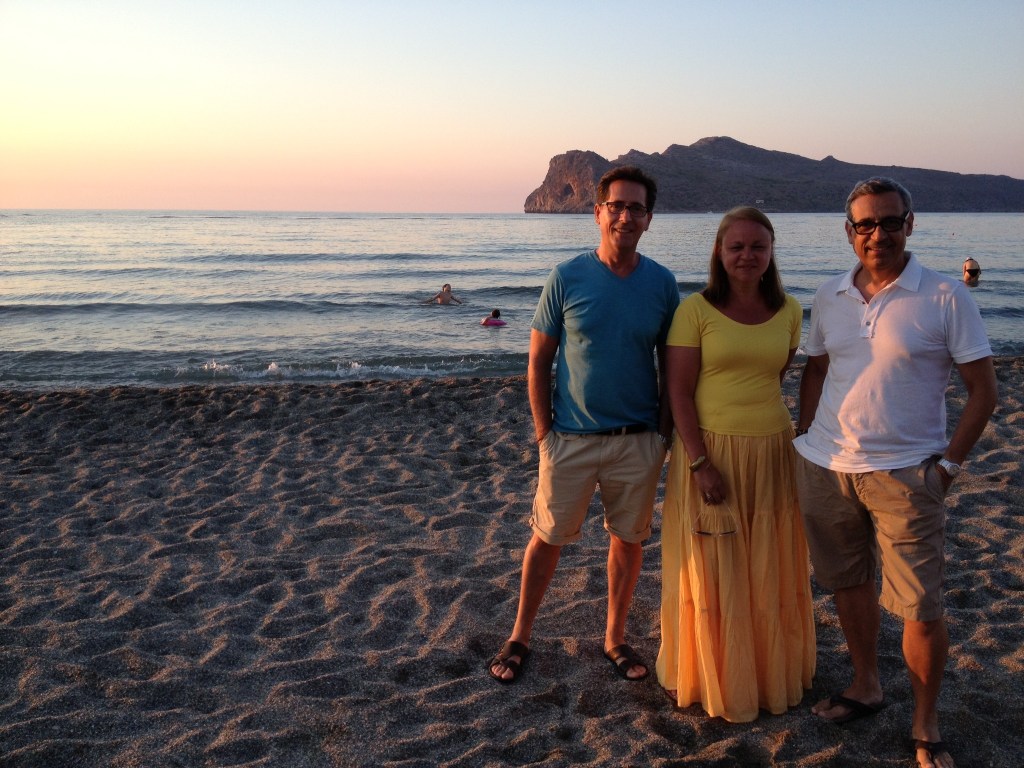 Con Gilberto y Tonino