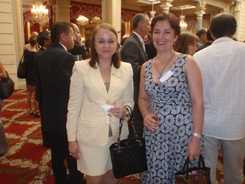 Con la Delegada Antonia  Sandez Negrini, Directora de la Alliance Française de Santo Domingo