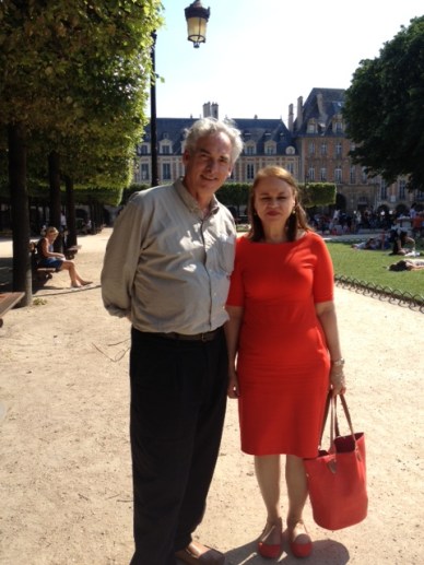 En la Place des Vosges con William Yankes