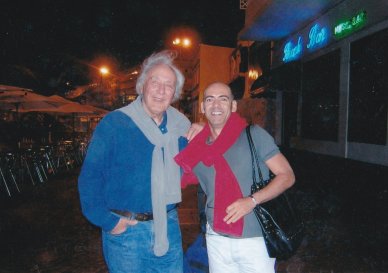 Ramón Unzueta y William Klein. Festival de Cine de Las Palmas de Gran Canarias, 2006.
