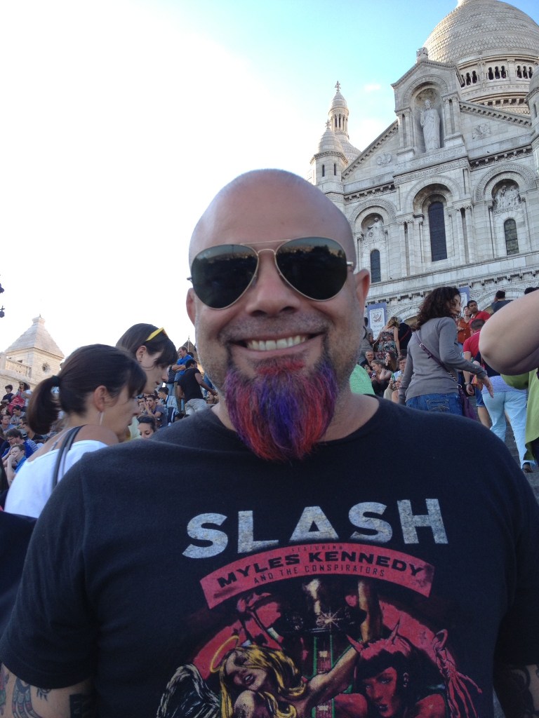 Danny Rojo en el Sacre-Coeur