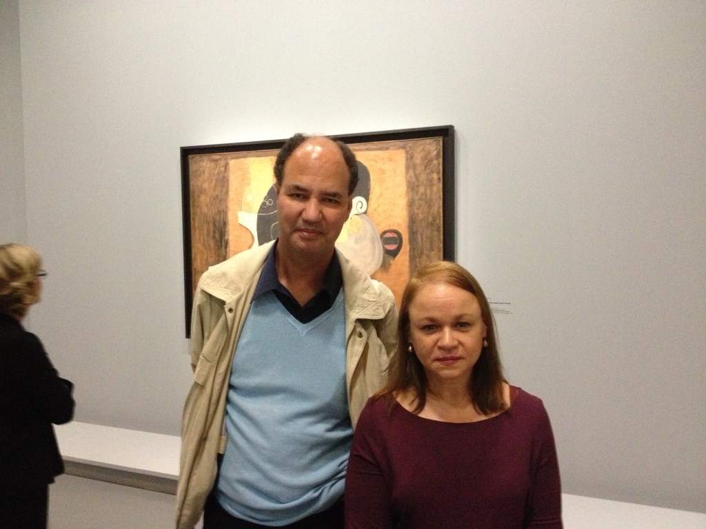 Con el pintor Timour Lam, hijo de Wifredo Lam