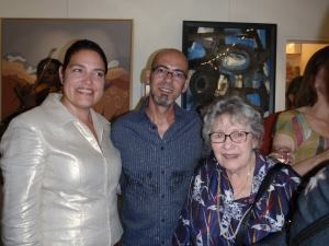 Tania Assaf, Ramón Unzueta y Gina pellón