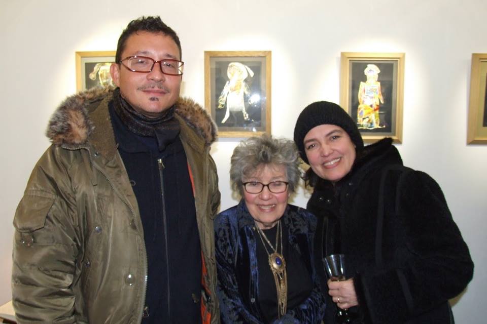 Javier de Castromori, Tania Assaf y Gina Pellón
