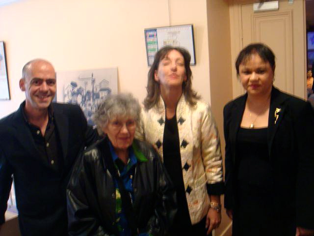 Rami, Gina, Ena y yo