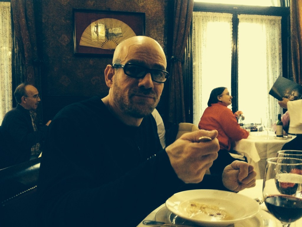 Cepp Selgas en Lhardy. Foto Zoé Valdés