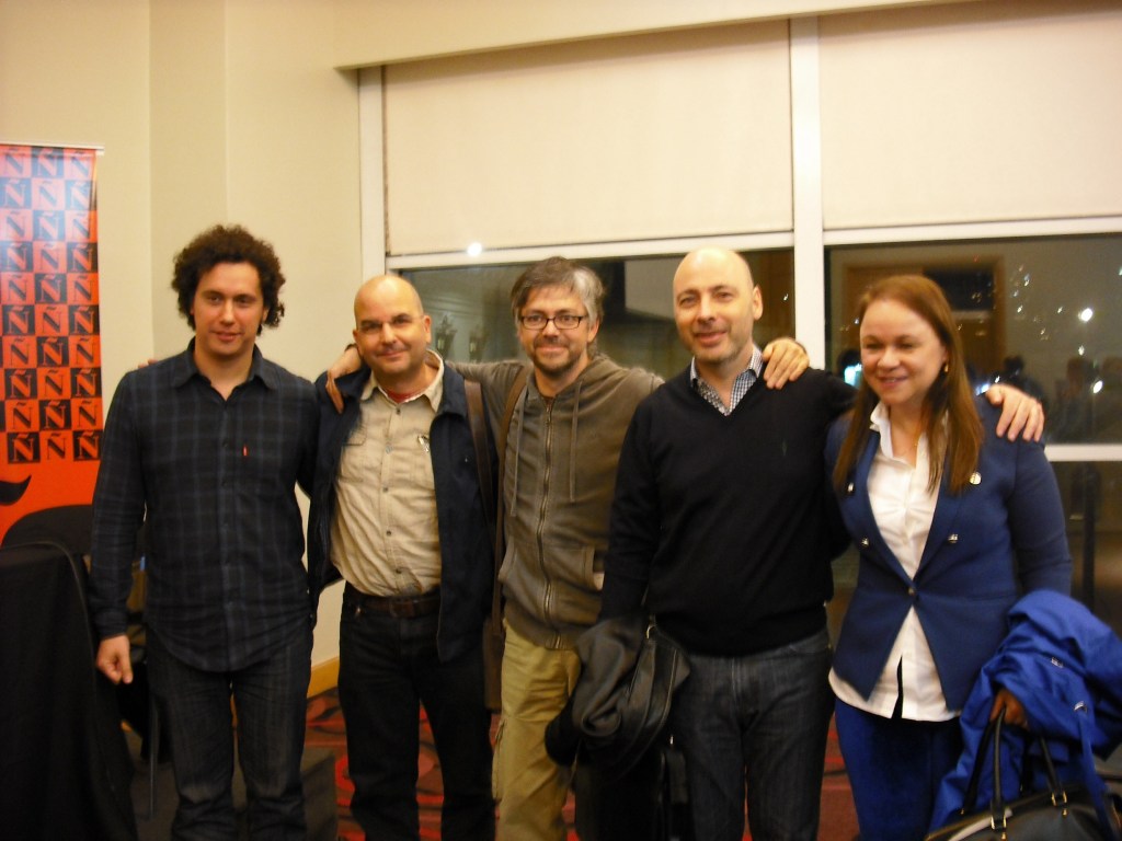 De izq. a der: Ricardo Romero Mussi, Eduardo Lalo, Jorge Beredit, Horacio Convertini, y yo