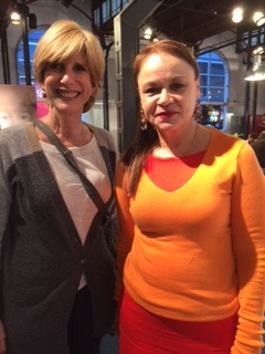 Con la poeta cubana Ani Mestre