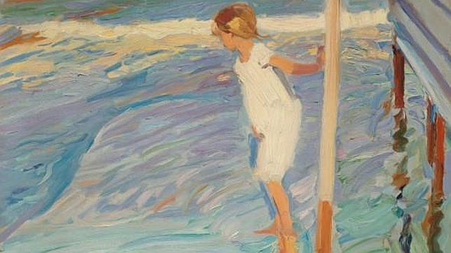 Miedo al agua (1909). Joaquín Sorolla