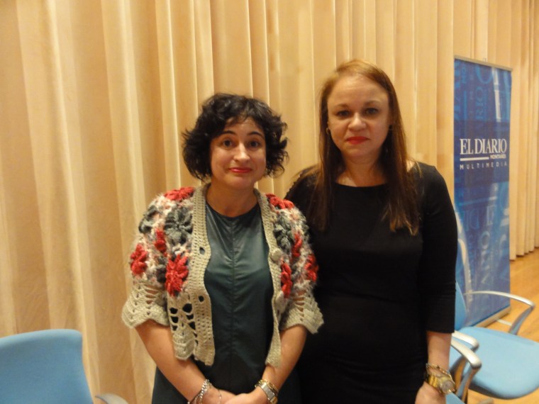 Con Pilar Rodríguez