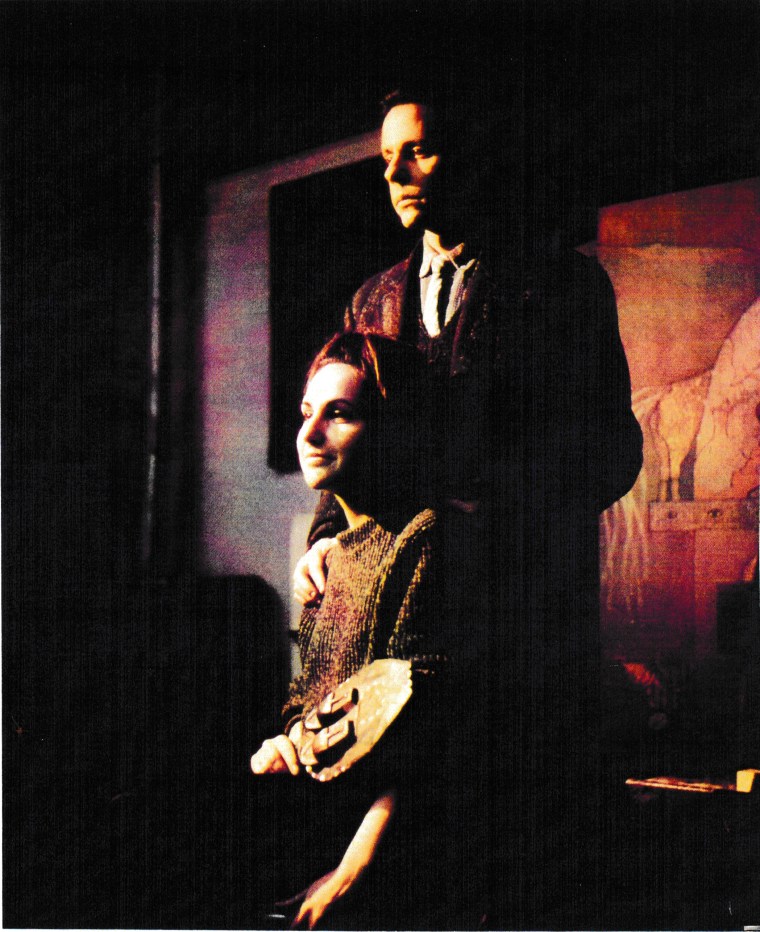 Jorge y Margarita Camacho, 8 rue de la Grande Chaumière (Atelier Gauguin). Paris, 1962. Foto José Ignacio Bermúdez