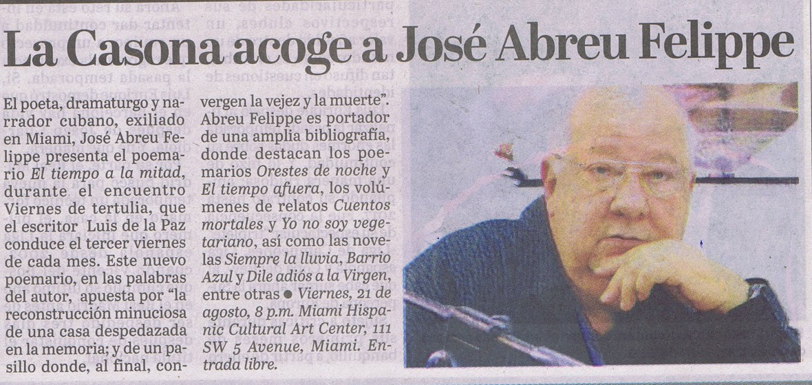 Diario las Américas, 19 agosto 2015